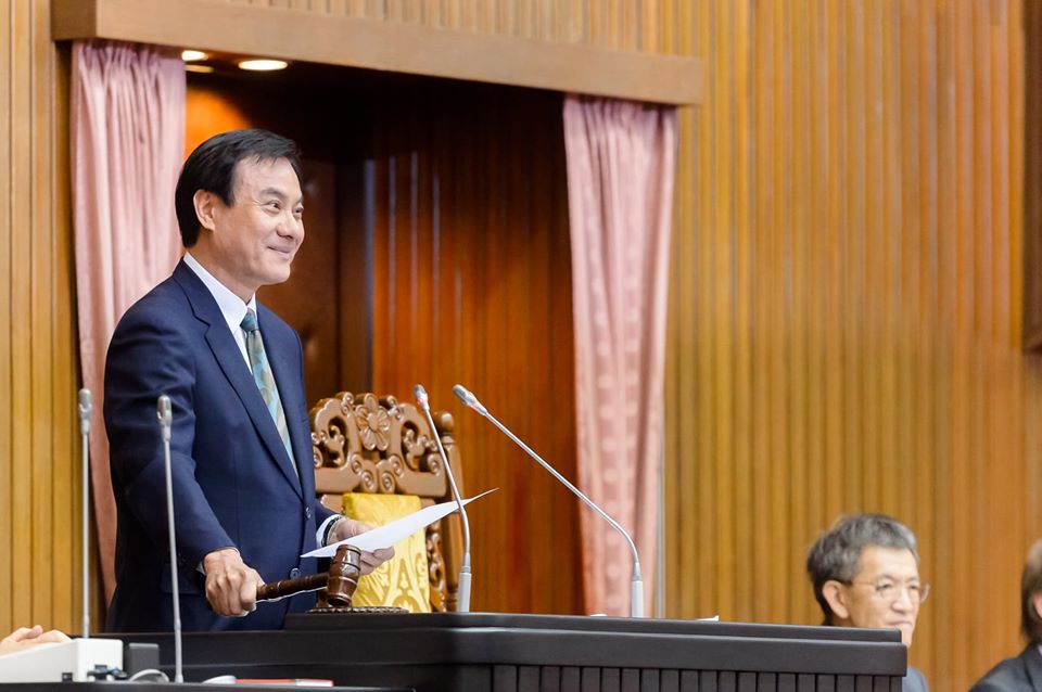 立法院長蘇嘉全即將卸任。 圖：翻攝自蘇嘉全臉書