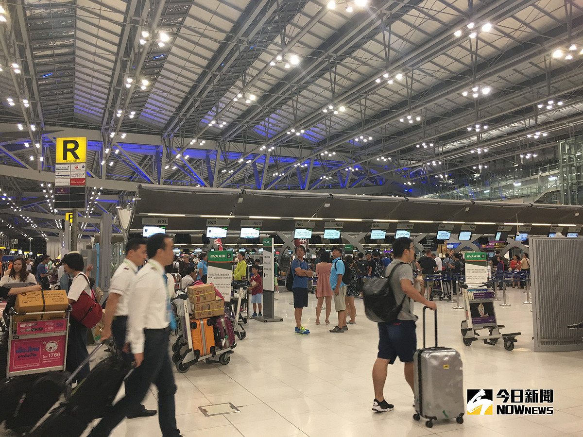 機場入境示意圖。 圖：郭俊暉/攝