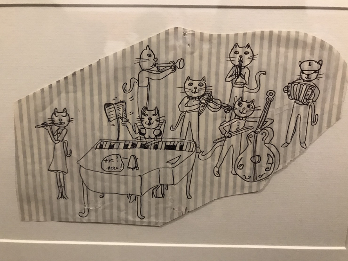 凱瑟琳·梅里斯展出的作品。 圖／蔡筱穎攝