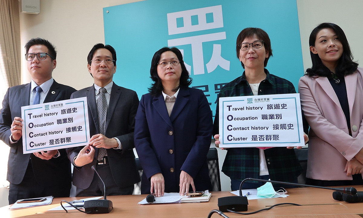 民眾黨立院黨團3日舉行記者會。 圖：林朝億/攝