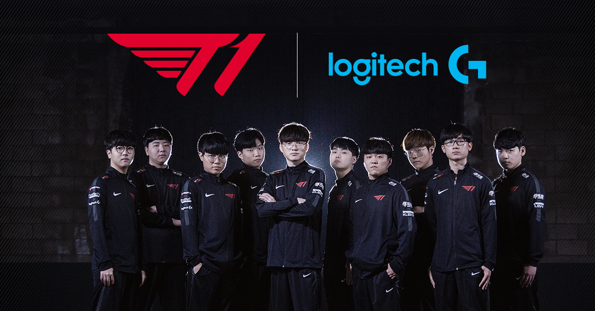 Logitech G與《英雄聯盟》世界盃常勝軍T1戰隊合作 圖：羅技/提供