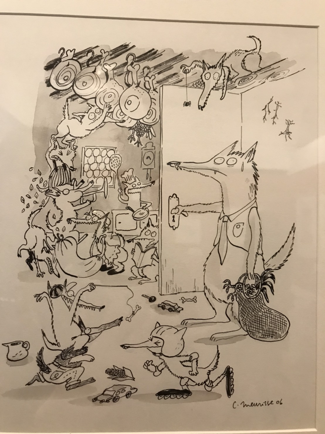 凱瑟琳·梅里斯展出的作品。 圖／蔡筱穎攝