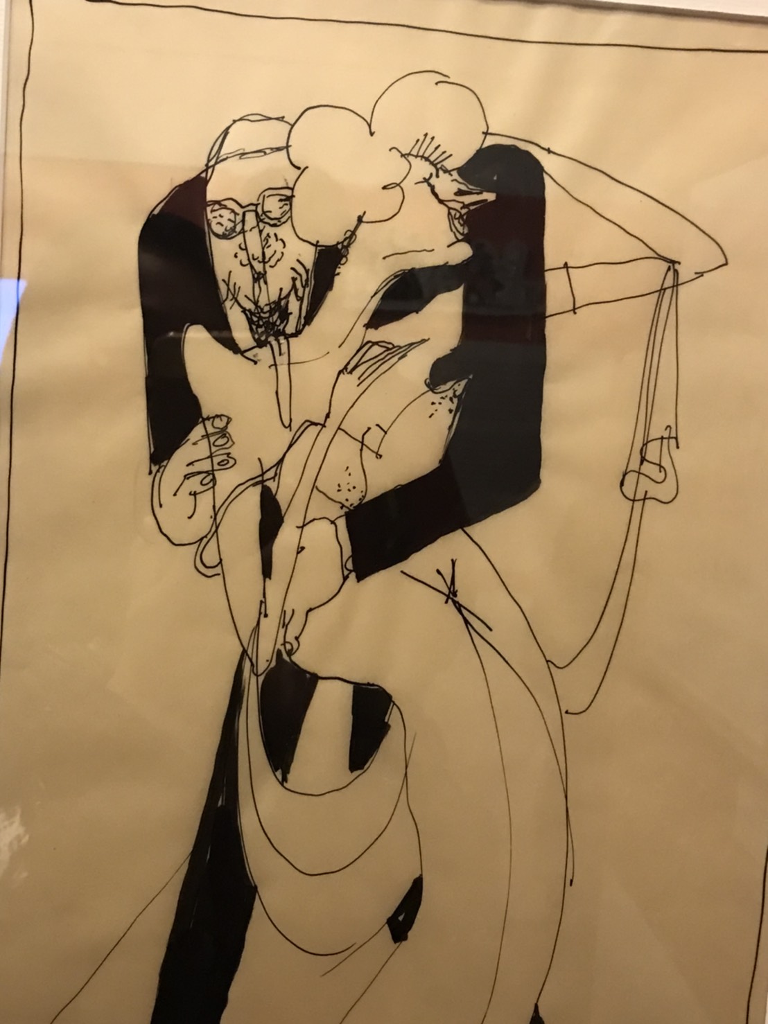 凱瑟琳·梅里斯展出的作品。 圖／蔡筱穎攝