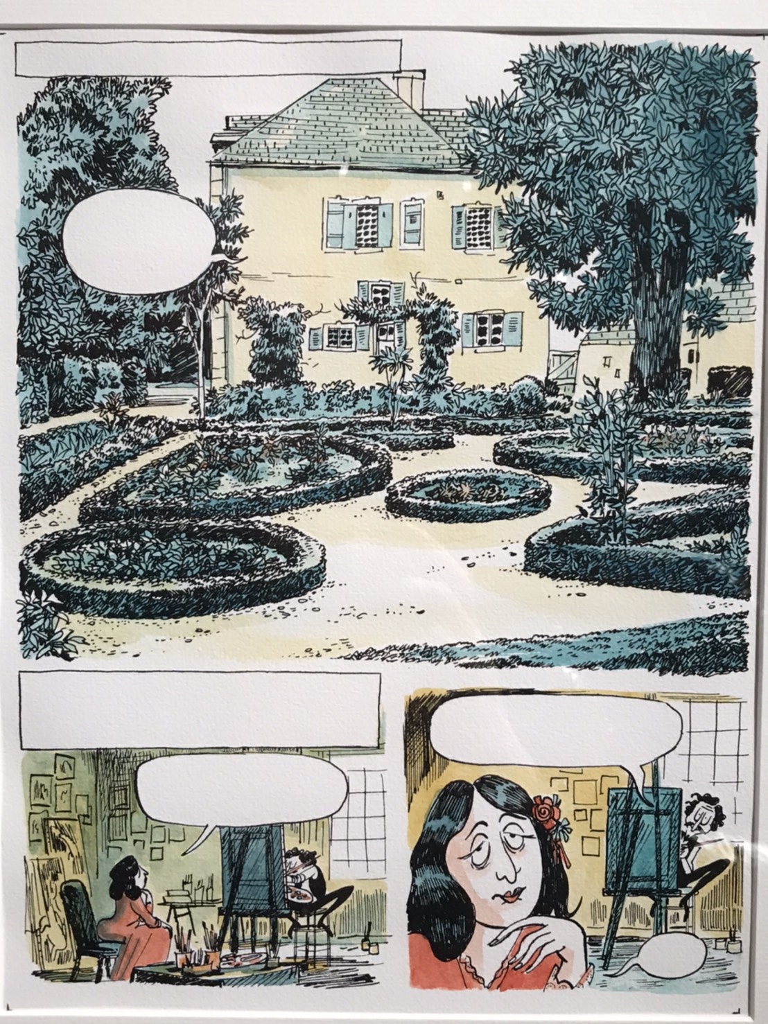凱瑟琳·梅里斯展出的作品。 圖／蔡筱穎攝