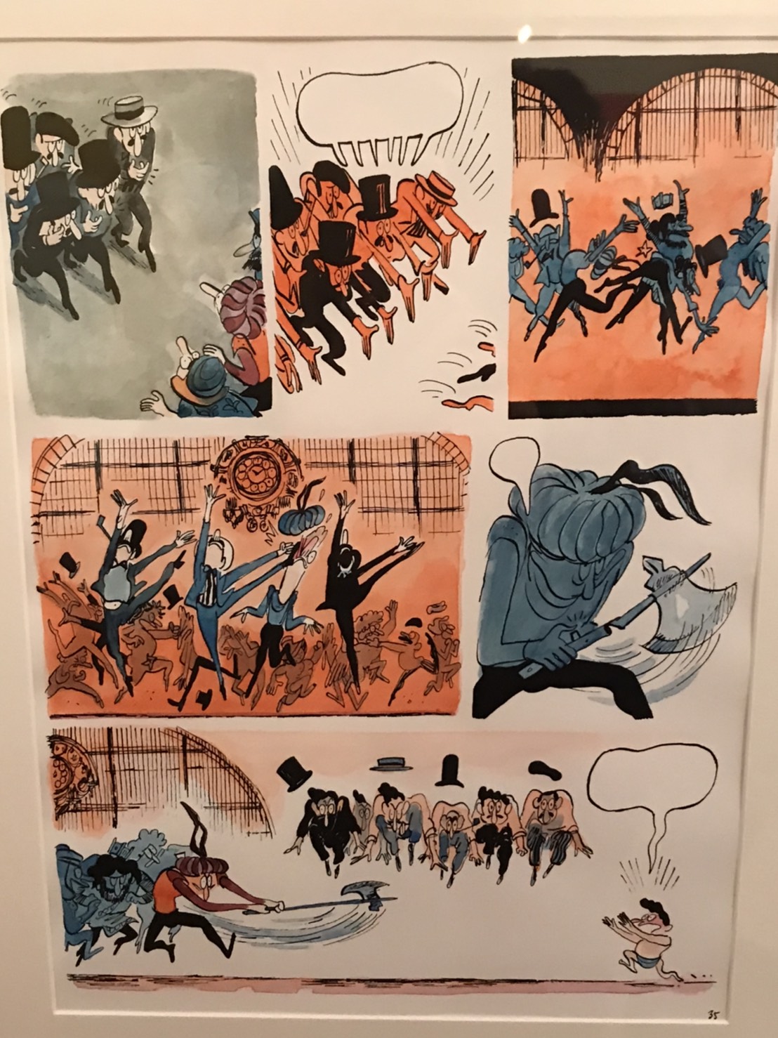 凱瑟琳·梅里斯展出的作品。 圖／蔡筱穎攝