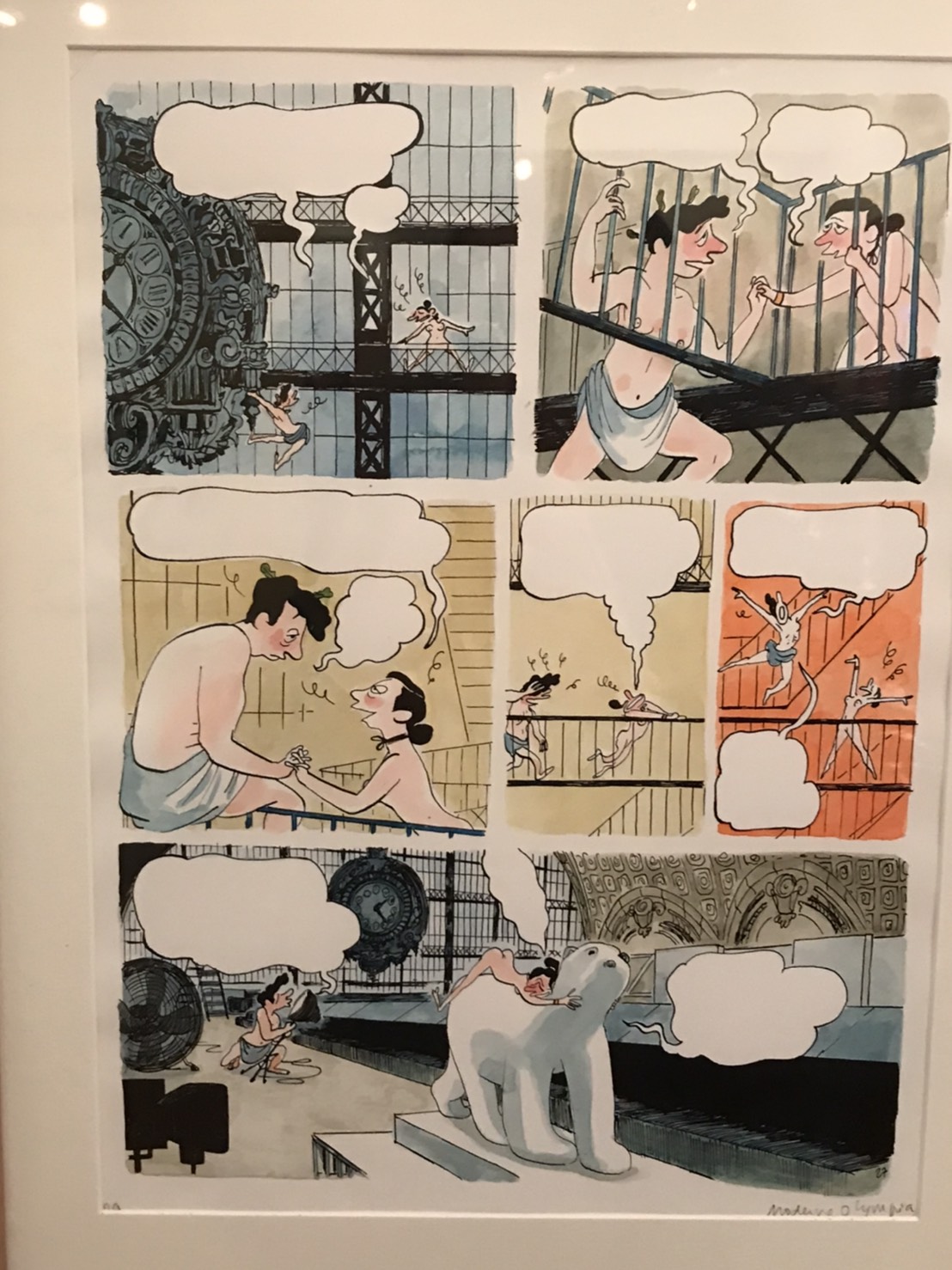 凱瑟琳·梅里斯展出的作品。 圖／蔡筱穎攝