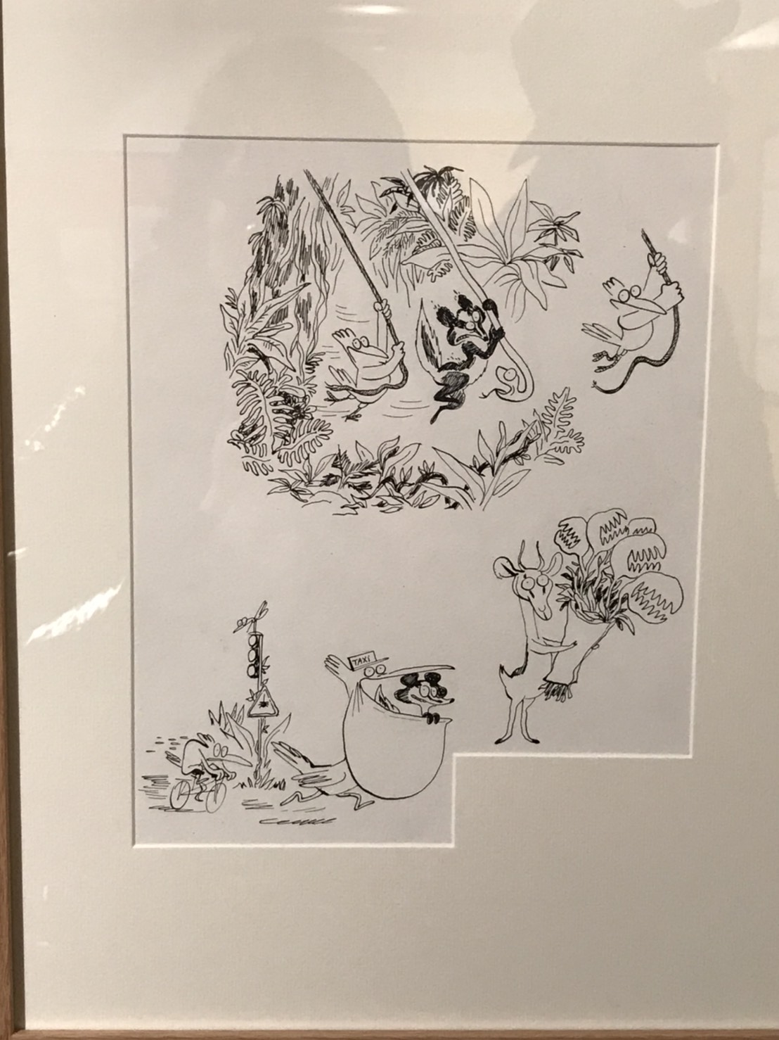 凱瑟琳·梅里斯展出的作品。 圖／蔡筱穎攝