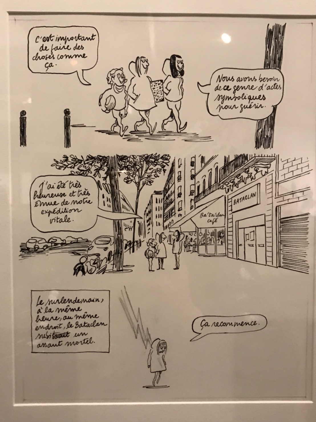 凱瑟琳·梅里斯展出的作品。 圖／蔡筱穎攝