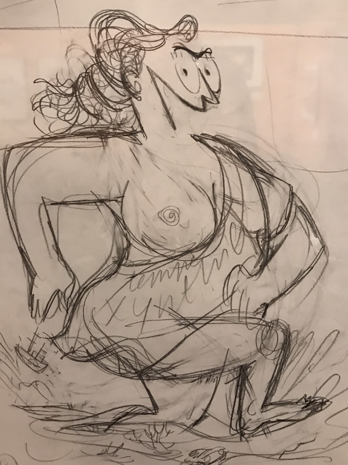 凱瑟琳·梅里斯展出的作品。 圖／蔡筱穎攝
