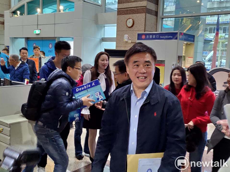 國民黨主席參選人郝龍斌。 圖：黃建豪/攝（資料照）