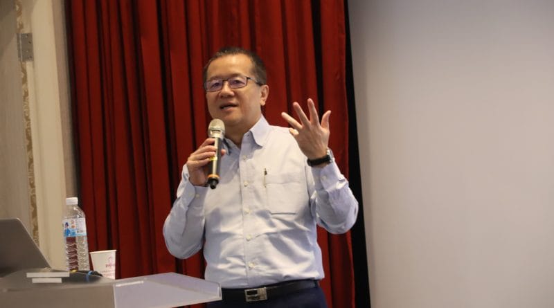 中天電視董事長兼總經理潘祖蔭。 圖：翻攝自世新大學網頁