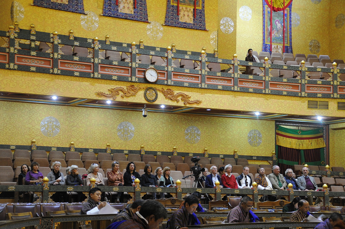 不丹下議院通過法案，要向南亞旅客收取永續發展費。 圖：翻攝不丹下議院網站