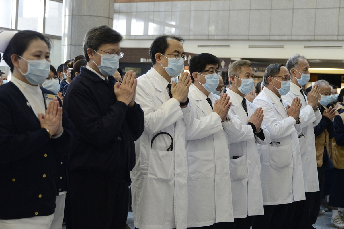 慈濟基金會強調，捐贈的30萬個口罩是大陸慈濟志工尋求海外資源募得的。 圖：慈濟基金會/提供