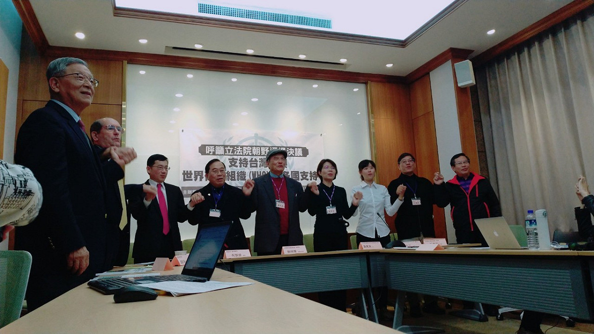 台灣聯合國協進會呼籲盡速通過決議文。 圖：翻攝自黃秀芳臉書