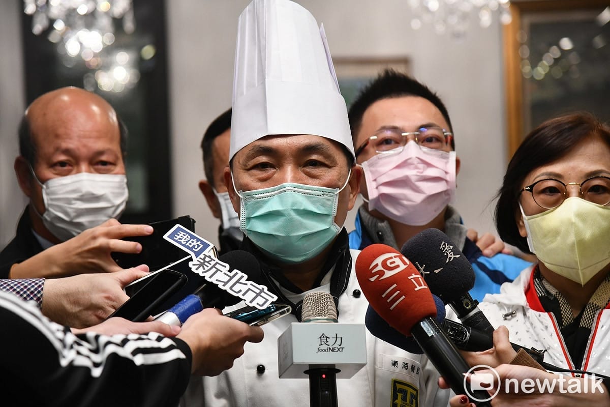 侯友宜希望中央對於武漢肺炎的疫情通報能更快速、更準確，甚至能公開透明。 圖：林昀真／攝
