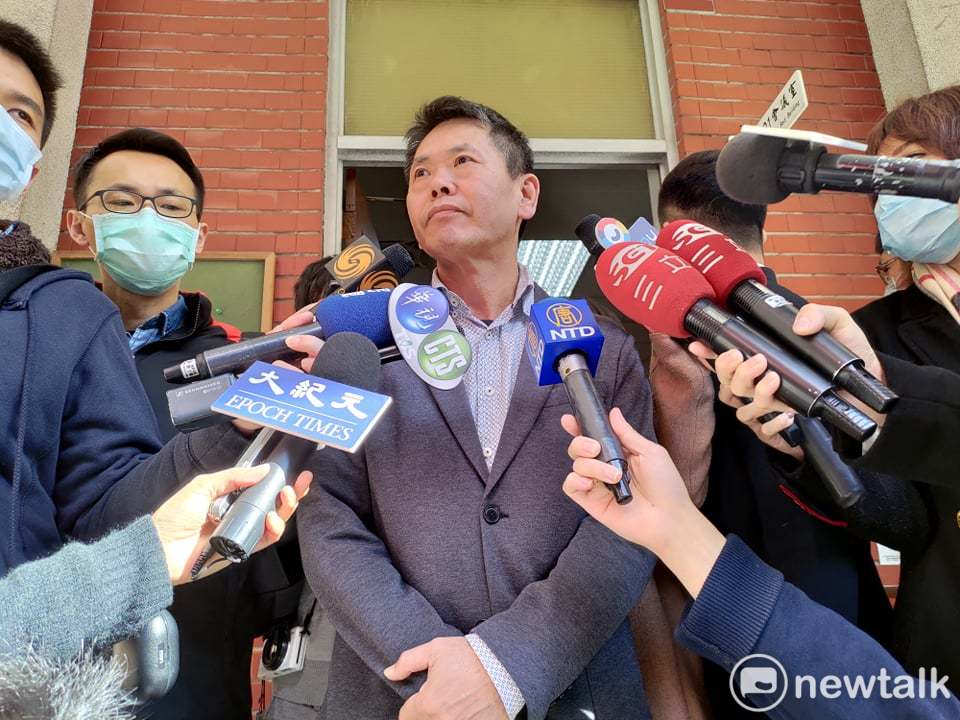 國民黨團總召林為洲19日率領藍營立委退席抗議。 圖：黃建豪/攝(資料照片)