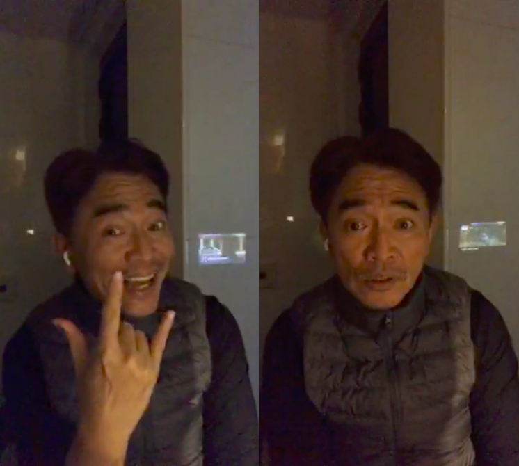吳宗憲5日晚上於臉書開直播透露自己捐了超過3千萬元物資至武漢。 圖：取自吳宗憲臉書直播影片