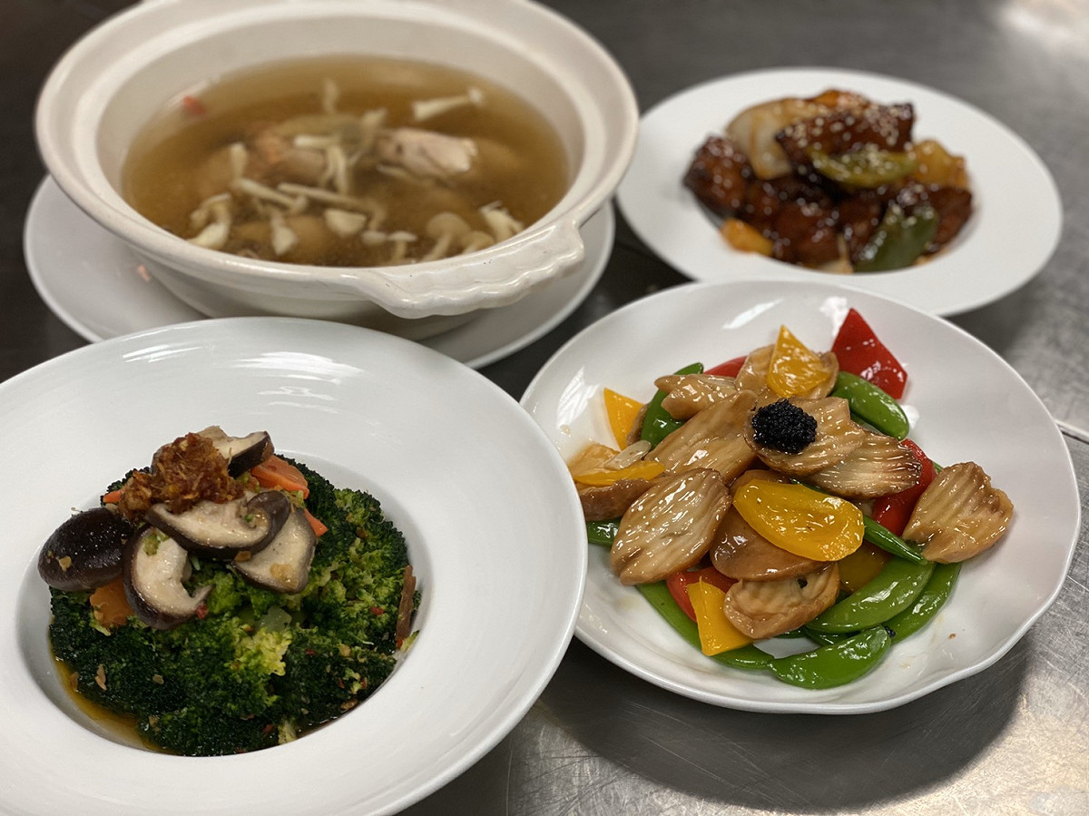 星享道酒店推出外送餐，三菜一湯只要777元。 圖 : 星享道酒店/提供