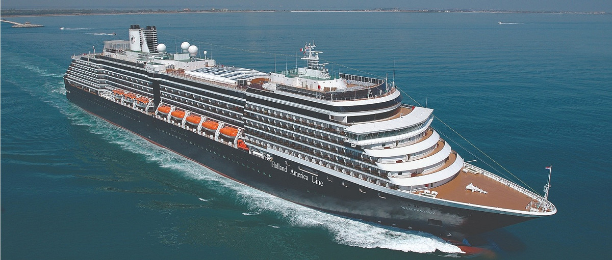 荷美郵輪威士特丹(Westerdam)號。 圖：翻攝hollandamericaline.tw官網