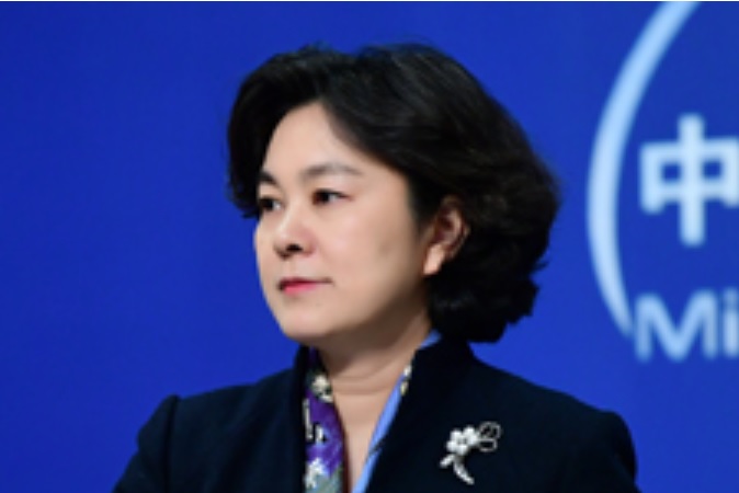 中國外交部發言人華春瑩。 圖:中國外交部