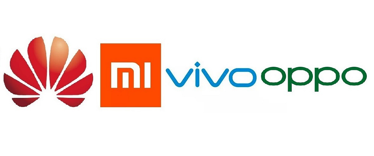 中國四間知名手機大廠華為、小米、Oppo、vivo 將共同打造適用於Android 作業系統的全新手機APP商店。 圖：新頭殼合成