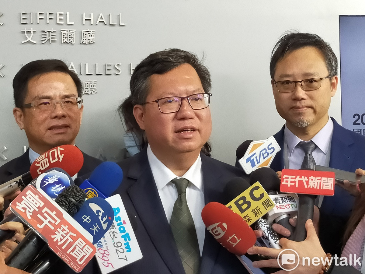 鄭文燦認為智慧城市已經成為城市治理潮流。 圖：林昀真／攝