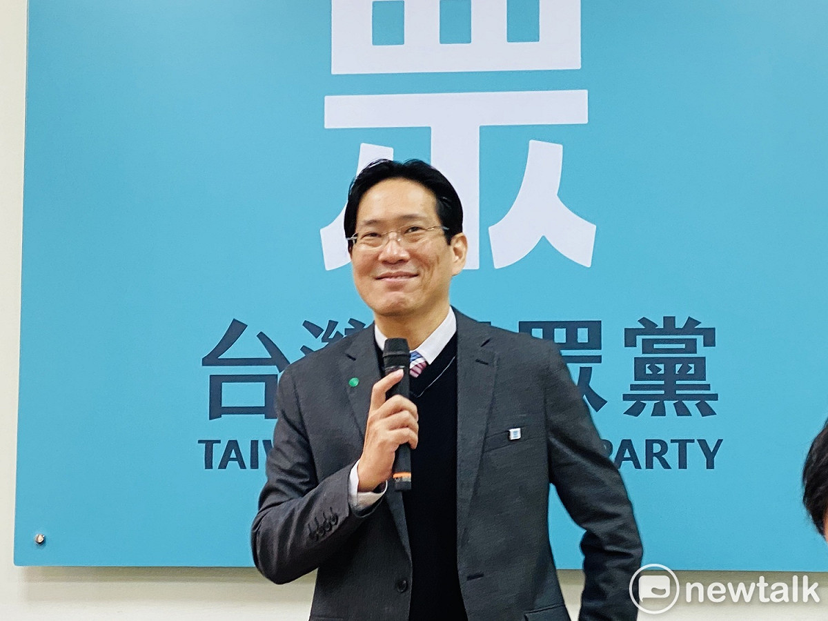 民眾黨團副總召張其祿。 圖：周煊惠 ／攝