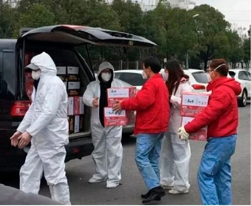 康師傅在保障員工健康安全前提之下，在中國各區域工廠開始恢復生產。 圖：翻攝自微信