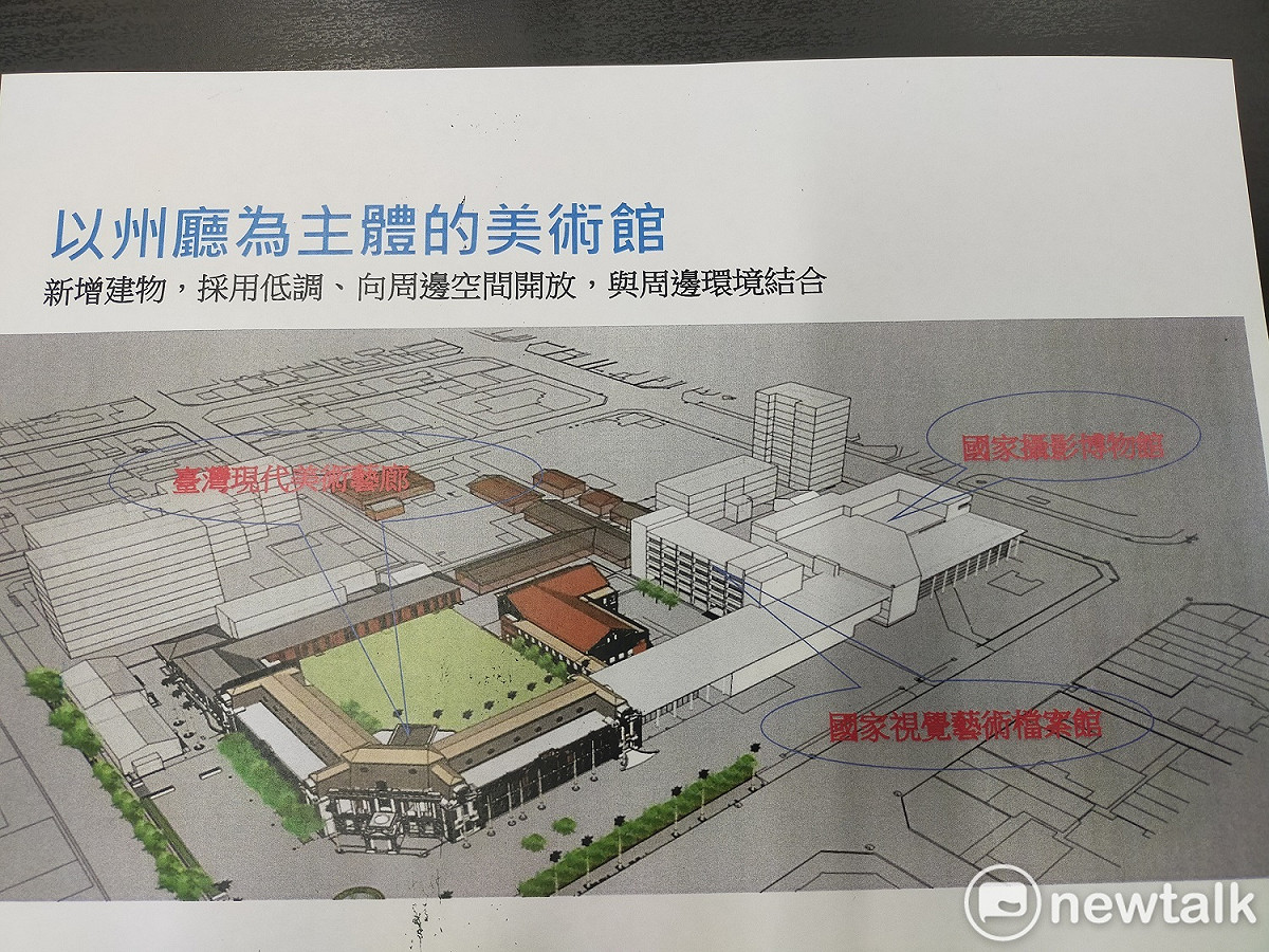 文化部打算把台中州廳設為國美館2館，但台中市政府拒絕交給中央代管。 圖：唐復年／攝