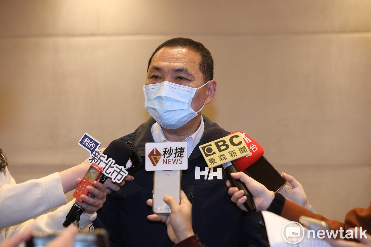 侯友宜希望中央提供經費挹注，補貼地方產業，降低這次受疫情衝擊的損失。 圖：林昀真/攝