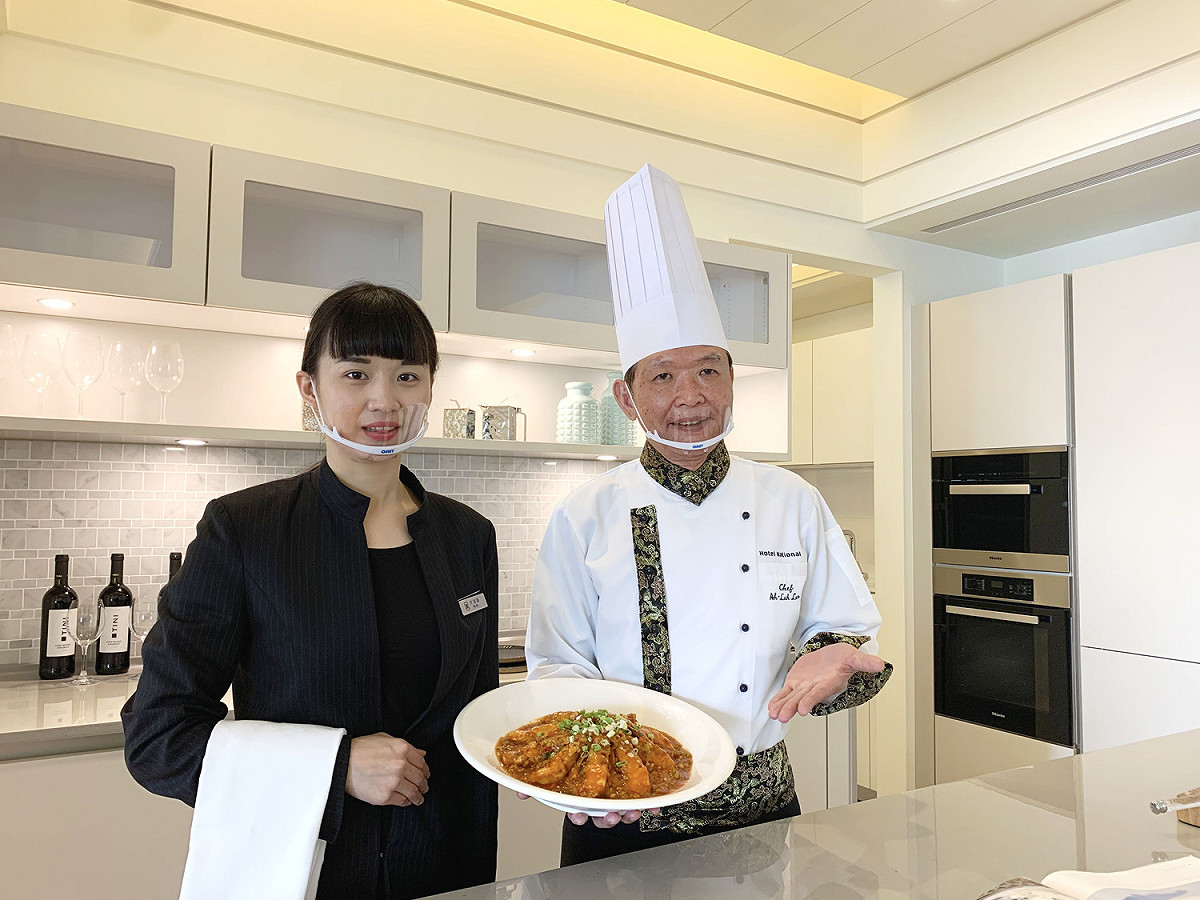 全國大飯店推出廚師到宅外燴服務。 圖 : 全國大飯店/提供