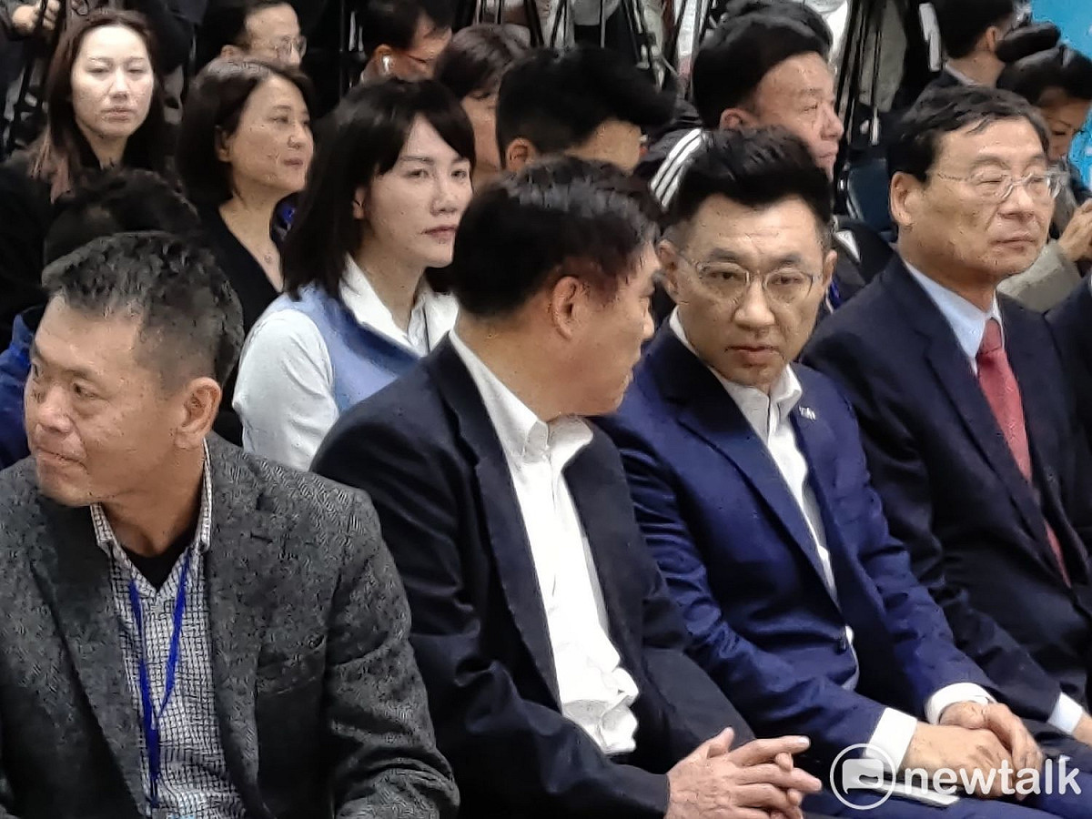 國民黨主席補選12日下午舉行政見發表會。 圖：黃建豪/攝