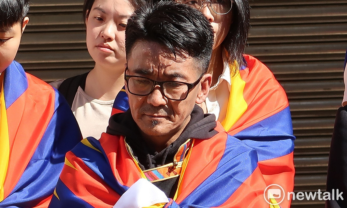 西藏台灣人權連線理事長札西慈仁 圖：林朝億/攝