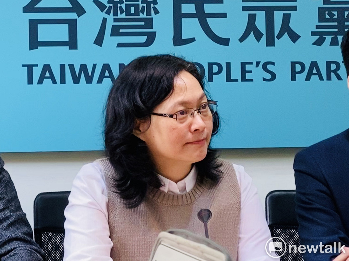民眾黨團總召賴香伶。 圖：周煊惠 ／攝
