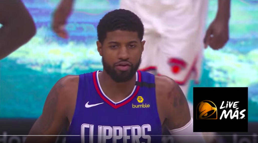 快艇明星前鋒Paul George。 圖：擷取自youtube