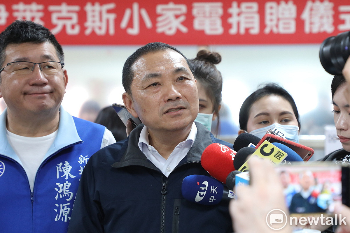 侯友宜希望中央能把居家檢疫通知時間再縮躲，避免防疫出現空窗期。 圖：林昀真/攝