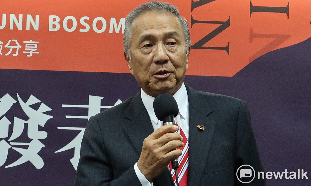 前駐日代表馮寄台。 圖：林朝億/攝