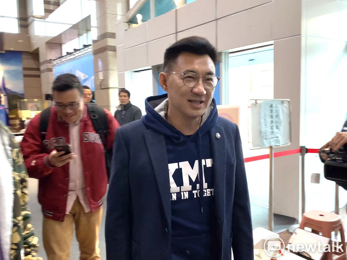 國民黨主席參選人江啟臣。 圖：周煊惠 ／攝