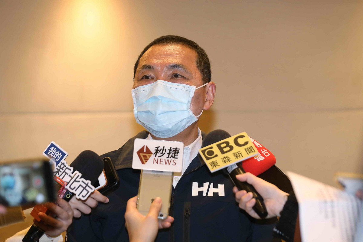 侯友宜鐵腕重罰居家檢疫故意失聯者。 圖：王峻昌/攝