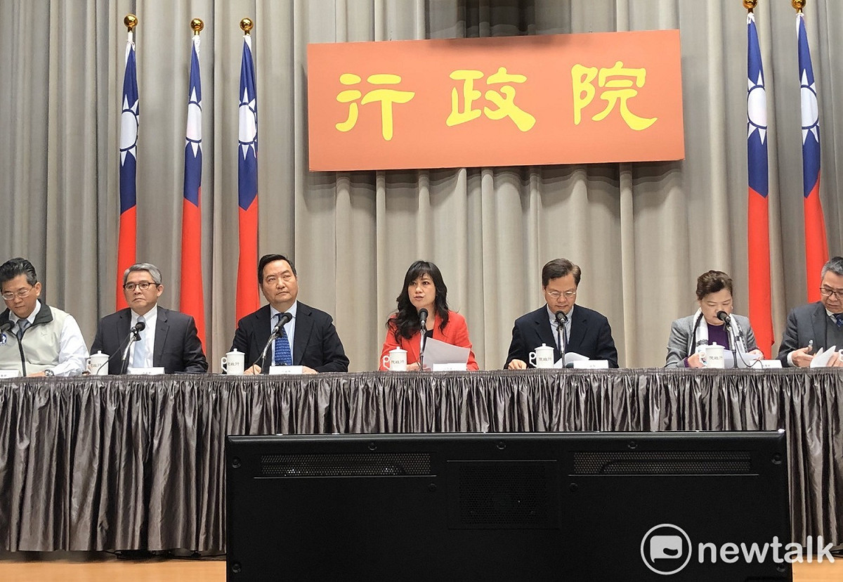 行政院會後記者會。 圖：謝莉慧/攝（資料照片）