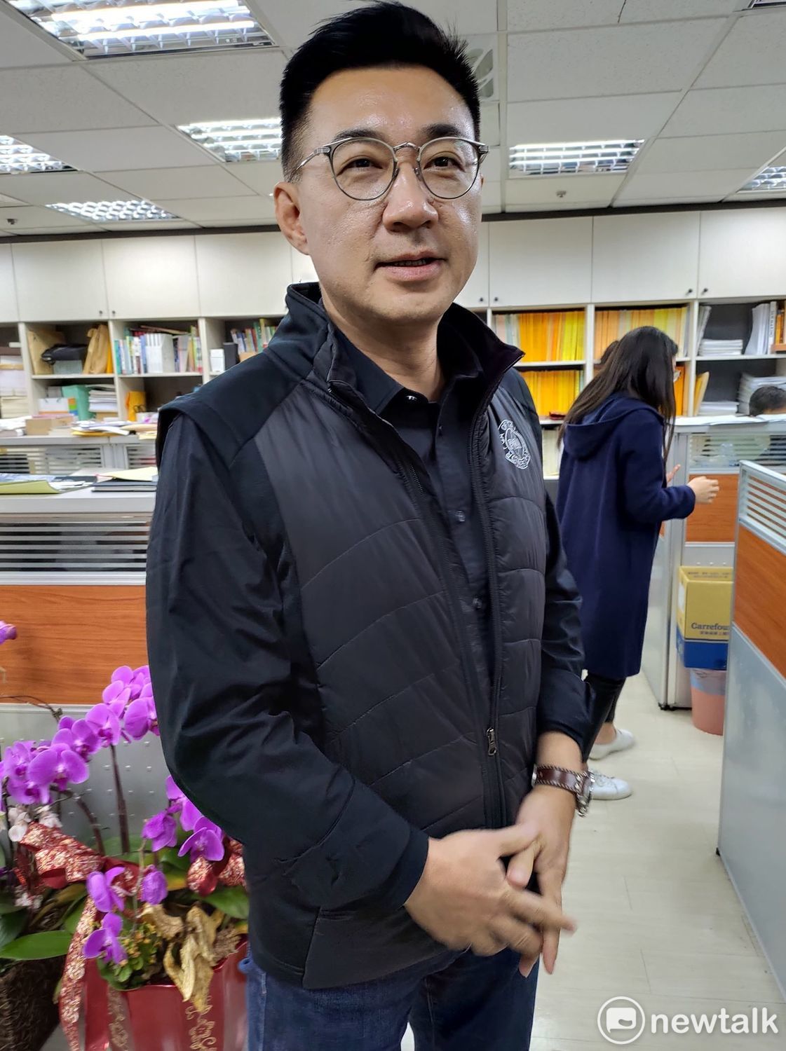 國民黨主席參選人江啟臣。 圖：黃建豪/攝（資料照）