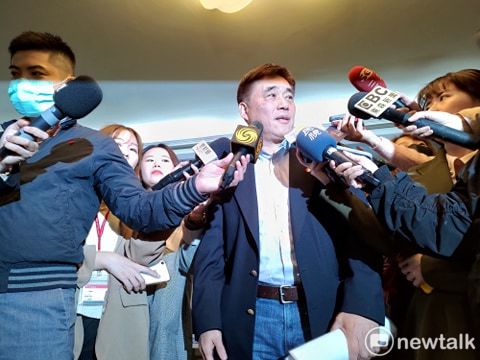 國民黨主席參選人郝龍斌。 圖：黃建豪/攝
