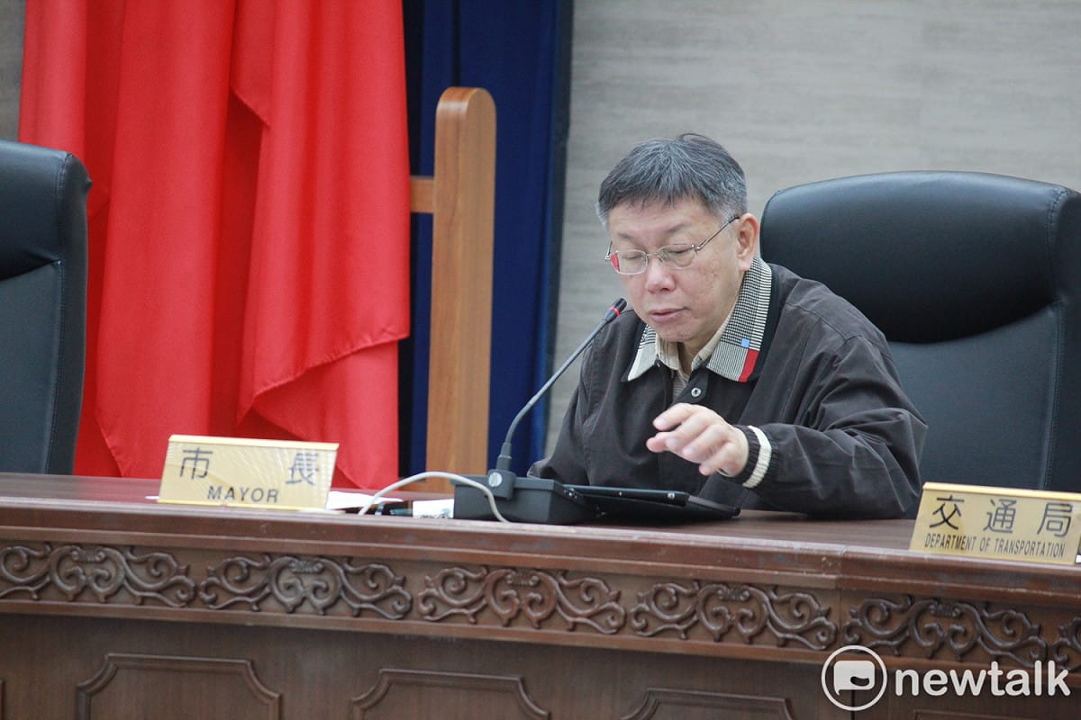 台北市長柯文哲。 圖：周煊惠 ／攝