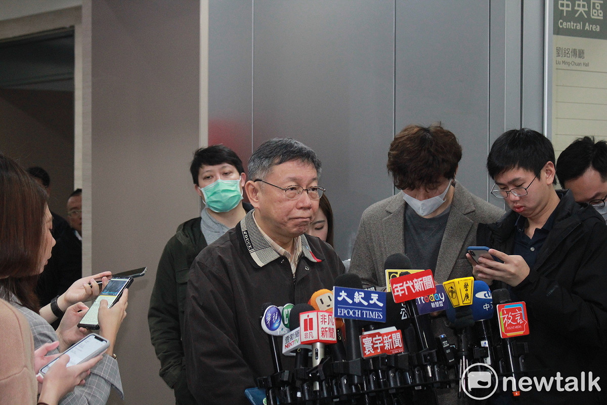 台北市長柯文哲。 圖：周煊惠 ／攝
