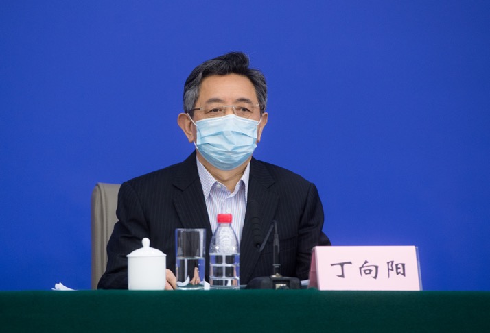 中國國務院副秘書長丁向陽。 圖：擷自新華社