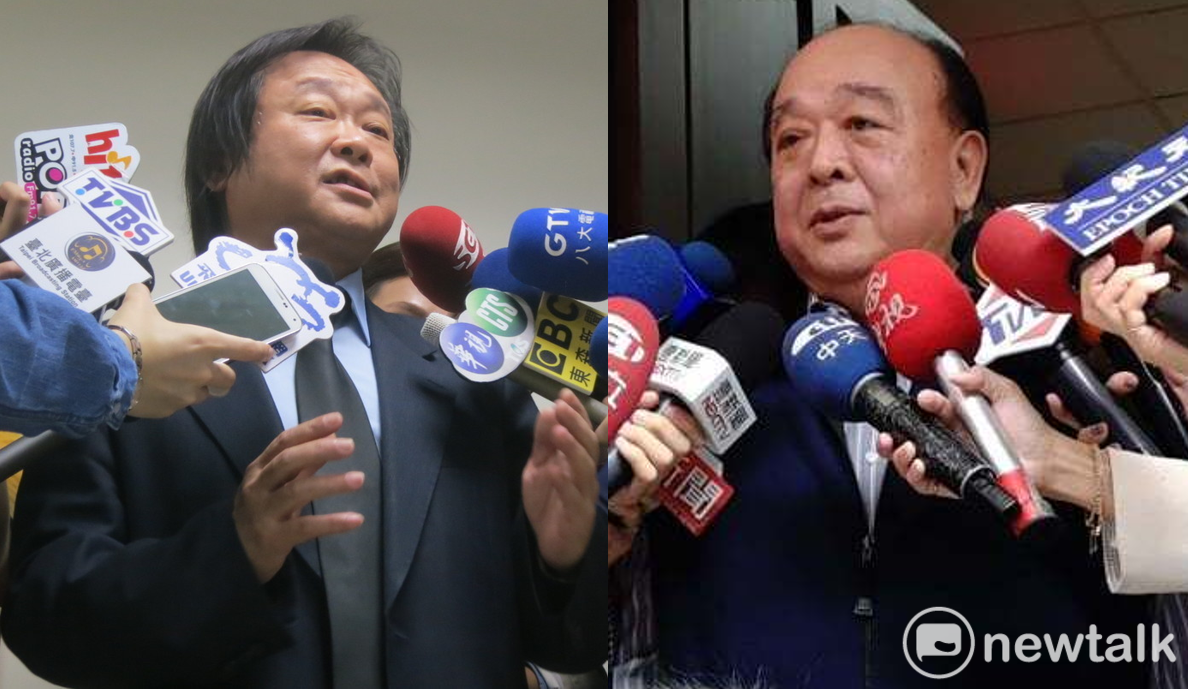 民進黨議員王世堅(左)和國民黨立委吳斯懷(右)。 圖：新頭殼/合成