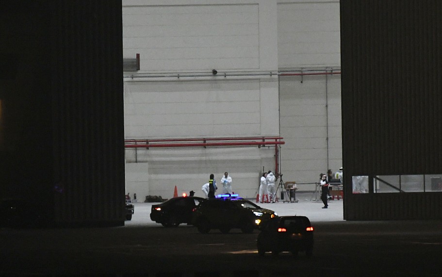 中央流行疫情指揮中心今（22）日表示，鑽石公主號上台籍乘客共19人於昨晚9點48分平安抵台，經初步檢疫確認均無不適症狀 圖：林昀真/攝