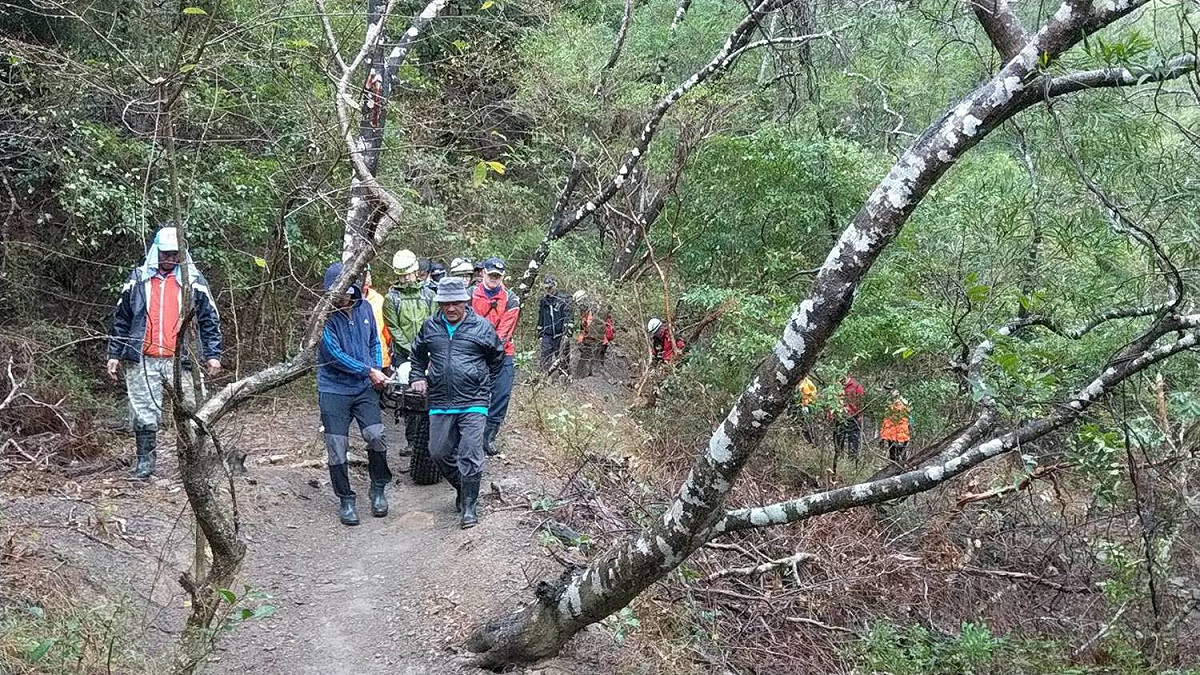 屏東縣消防局昨晚接獲通報，有6名登山客前往獅子鄉里龍山登山，下山時發現其中1名登山客失聯。 圖 : 翻攝自網路