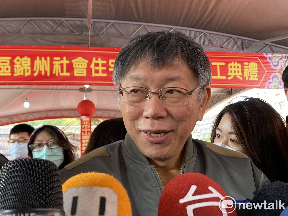 台北市長柯文哲。 圖：周煊惠 / 攝（資料照片）