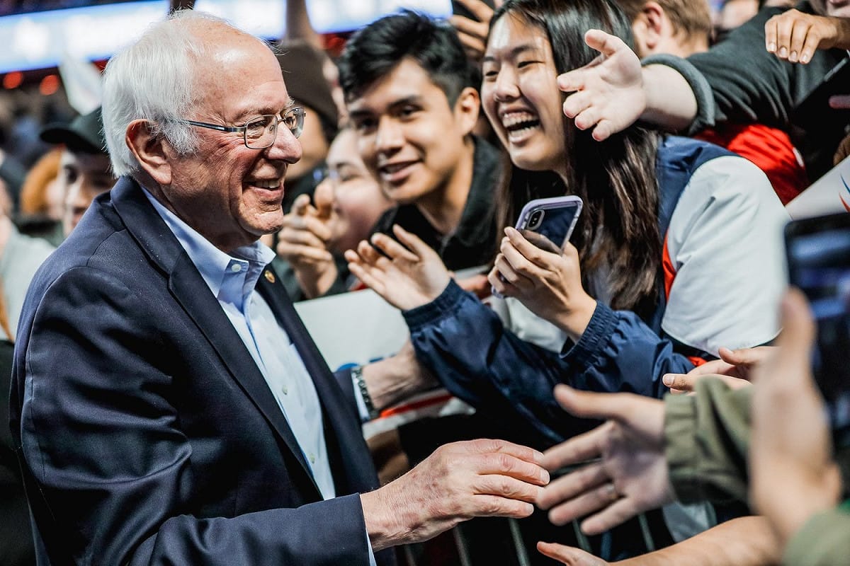 民主黨初選總統候選人、參議員桑德斯（Bernie Sanders）日前受訪時表示，「絕對不會對中國武力犯台坐視不管。 圖：翻攝自Bernie Sanders臉書